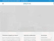 Tablet Screenshot of ekkotime.com
